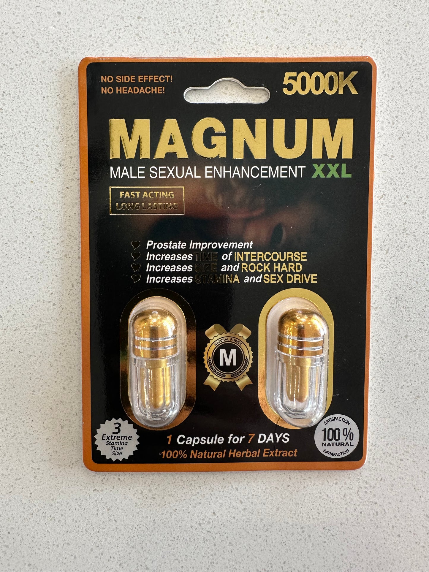 MAGNUM XXL 5000K - Double Capsule - 24 Count Box